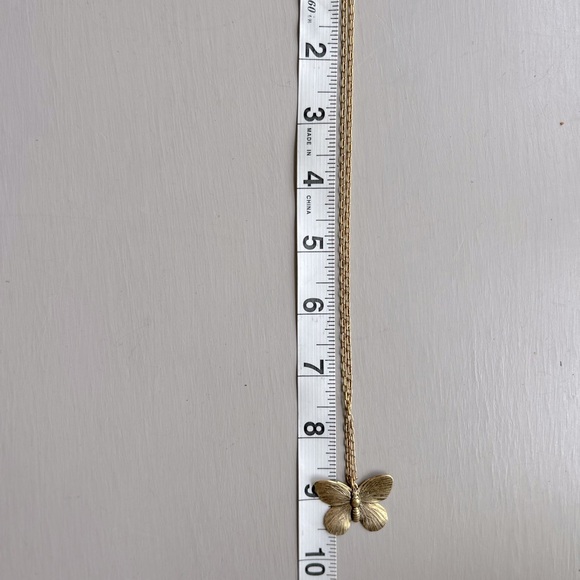 Yoki Gold Plated Moth/Butterfly Fashion Necklace - Picture 3 of 3